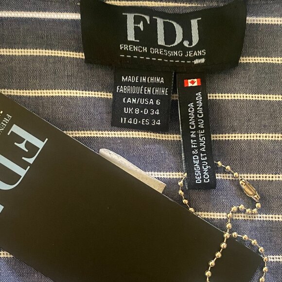 NWT FDJ French Dressing Tunic Blouse - Picture 7 of 7